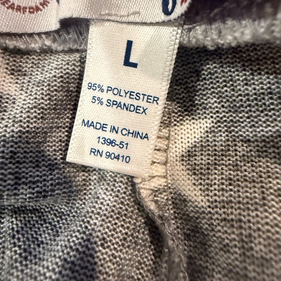 NWT Dearfoams Star Print Lounge Jogger Pajama Pants Size L - Picture 4 of 7